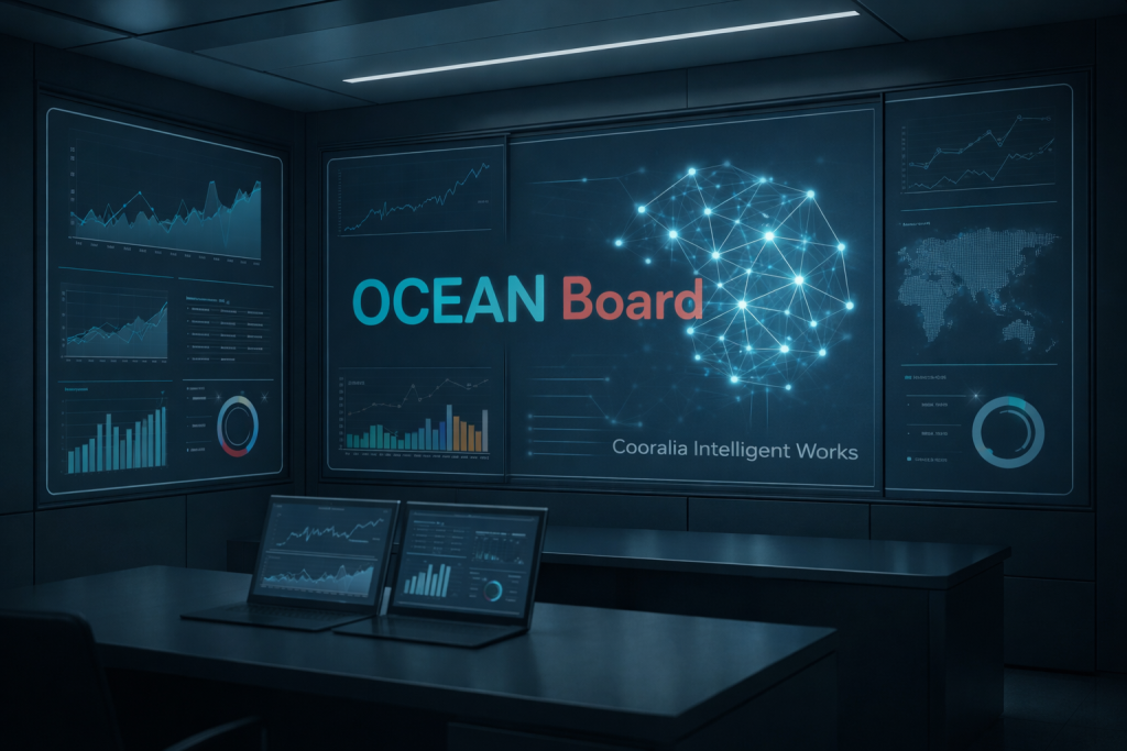 Dashboard OCEAN BOARD de Cooralia